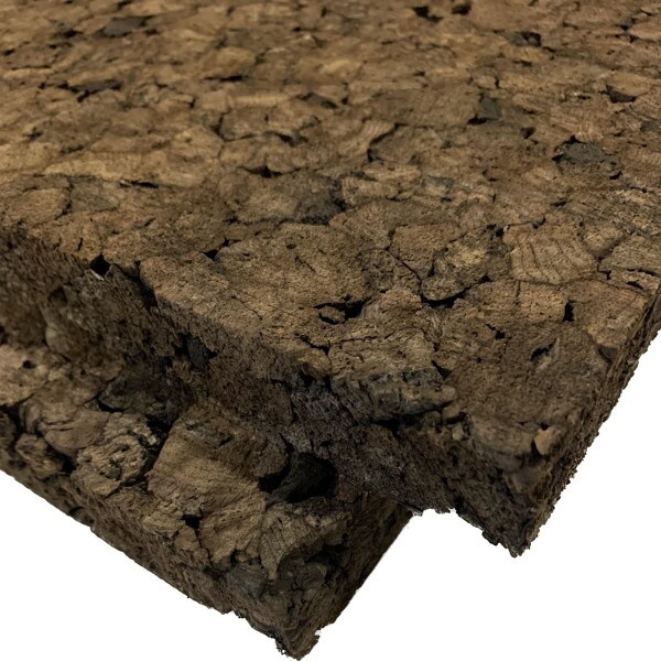 Dark insulation cork for exteriors